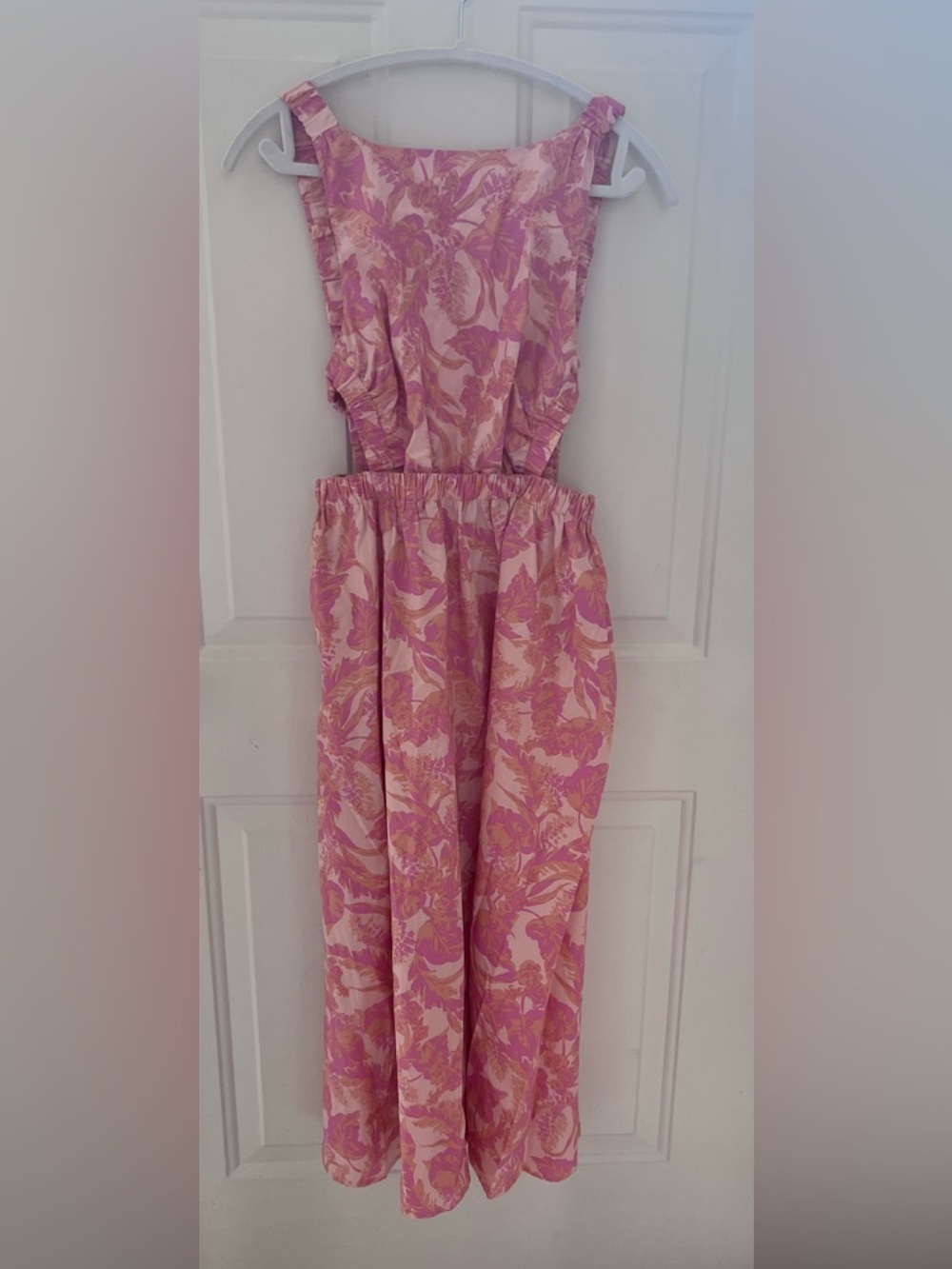 Long open back sundress